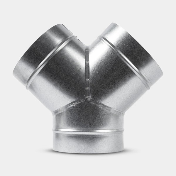 View Union en Y Aluminio para Ventilación Cultivo