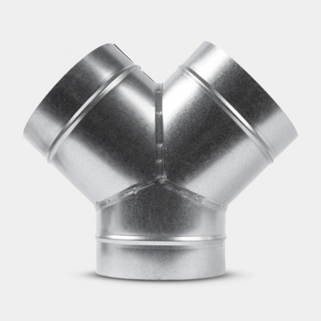 Union en Y Aluminio para Ventilación Cultivo