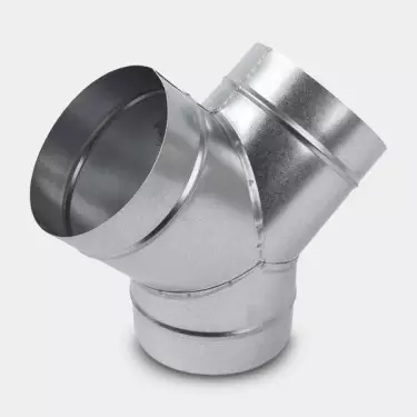 União em Y alumínio para ventilação cultivo