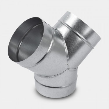 Union en Y Aluminio para Ventilación Cultivo