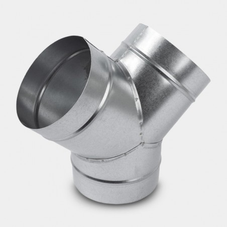 Union en Y Aluminio para Ventilación Cultivo