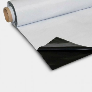 Plástico Reflectante B/N Grueso detalle rollo