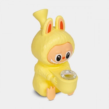 Bong Labubu de Silicona amarillo