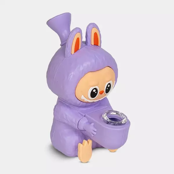 Bong Labubu de Silicone em 5 Cores Diferentes - GB The Green Brand