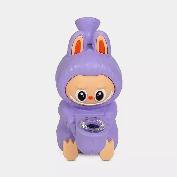 Labubu Silicone Bong in 5 Different Colors - Growbarato