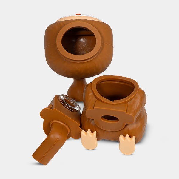 Bong Labubu de Silicona partes