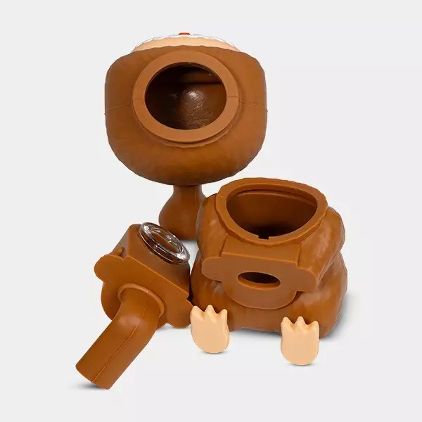 Bong Labubu de Silicone em 5 Cores Diferentes - GB The Green Brand