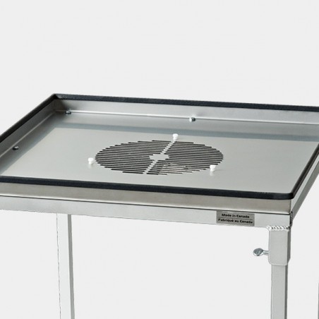 Trimbox + Mesa Workstation detalle mesa
