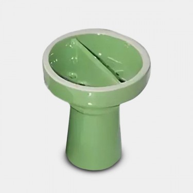 Cazoleta con Depósito para Dos Sabores verde