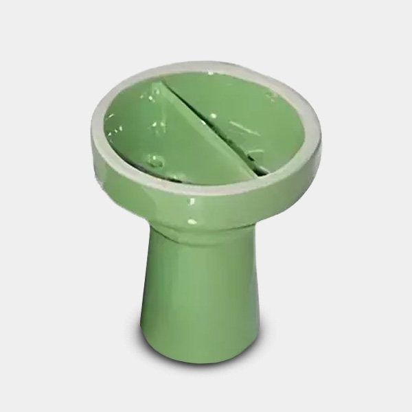 Cazoleta con Depósito para Dos Sabores verde