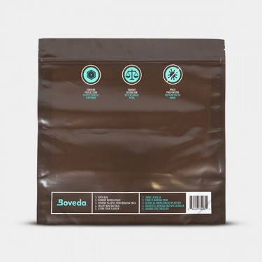Boveda Fresh Bag 62% 67g parte trasera bolsa
