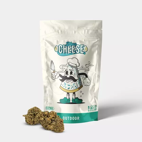 View Outdoor GB CBD Blue Cheese Flowers - GB The Green Brand
