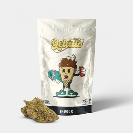Flores CBD GB Indoor 'Gelatto' paquete