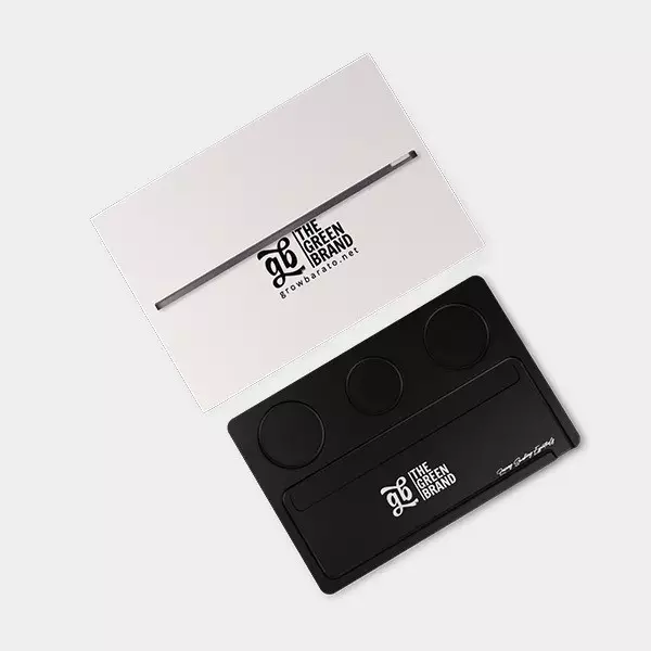 GB Black Premium Metal Tray frontal with box