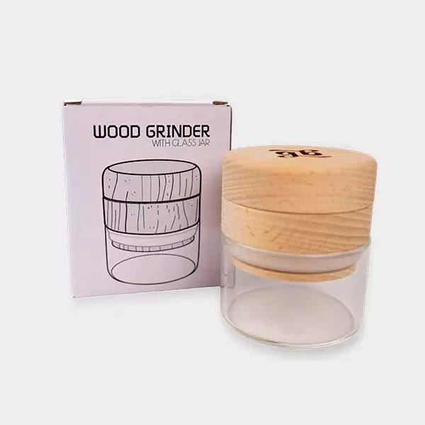 GB 65 mm Wooden Grinder with box