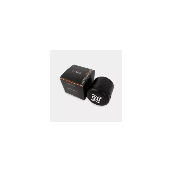 GB The Green Brand Mars Grinder Black Premium 55mm box