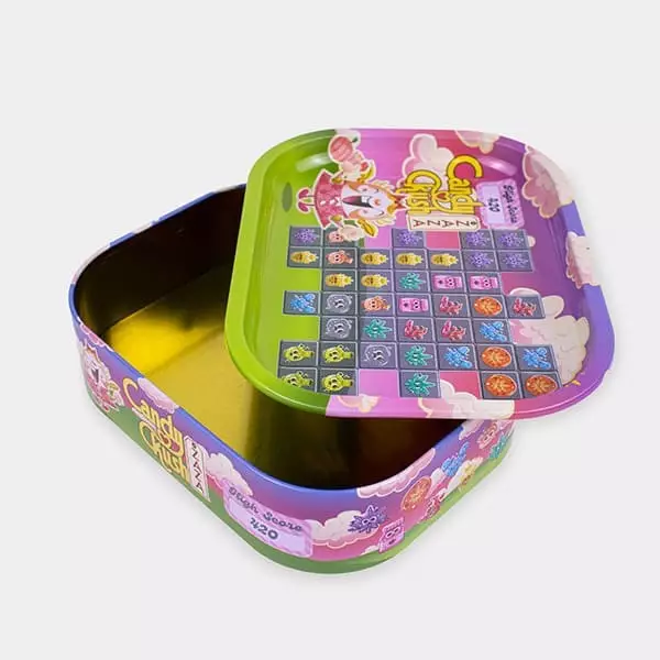 Caja de Metal con Bandeja de Liar ‘Candy Ckush’