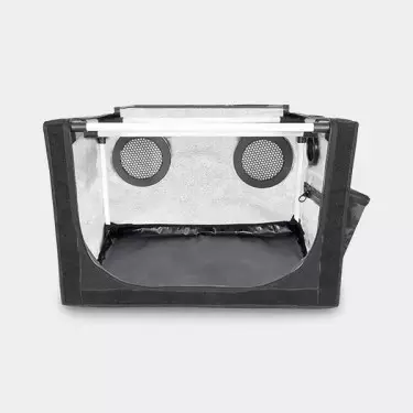 Mushroom grow tent inside