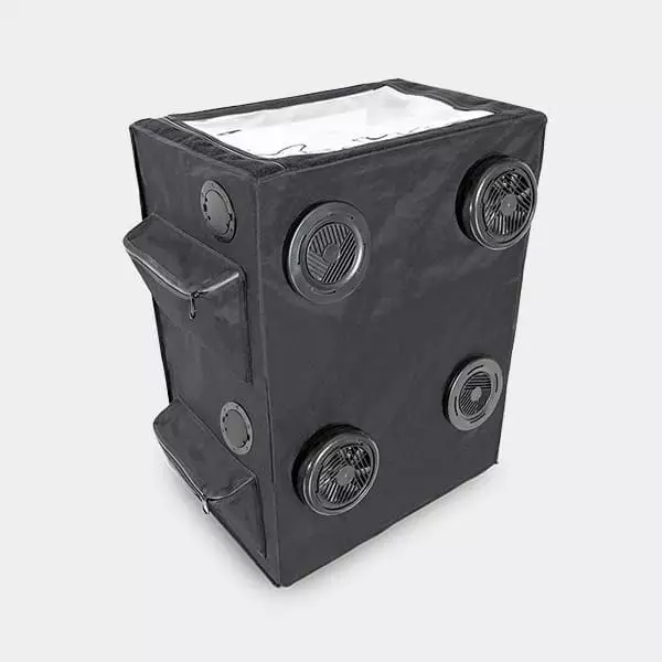 Mushroom grow tent back part