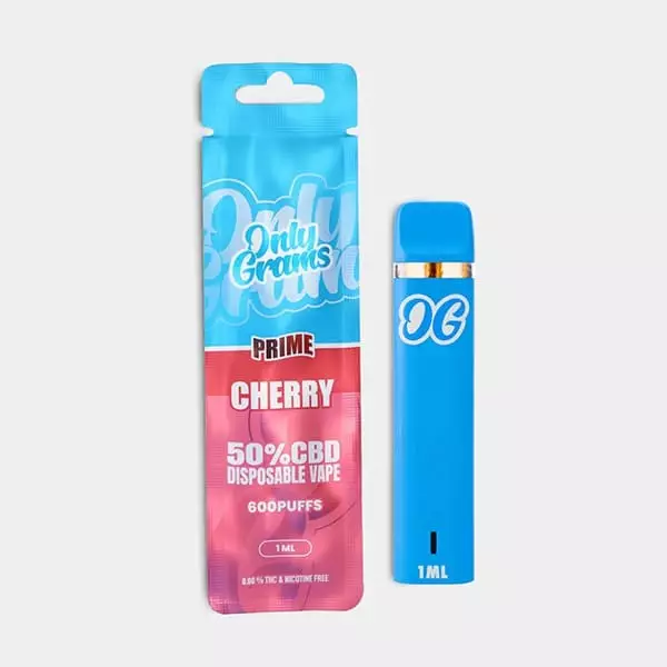 View Only Grams Cherry 50% CBD vape