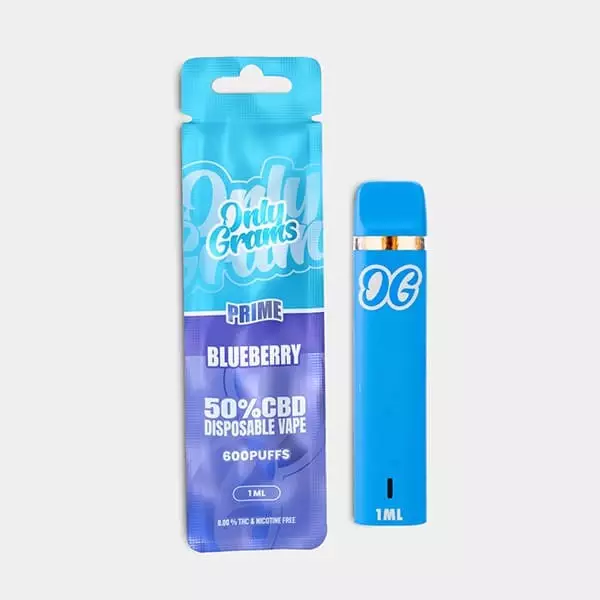 View Blueberry Vape CBD 50% Only Grams - GB The Green Brand