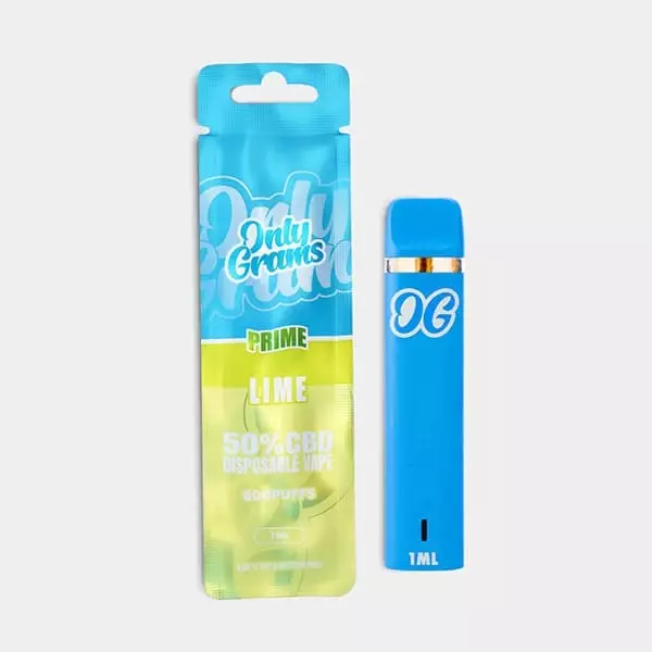 View Only Grams Lime 50% CBD Vape