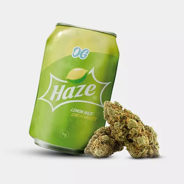 View Only Grams Lemon Haze CBD Flowers 🍋- GB The Green Brand