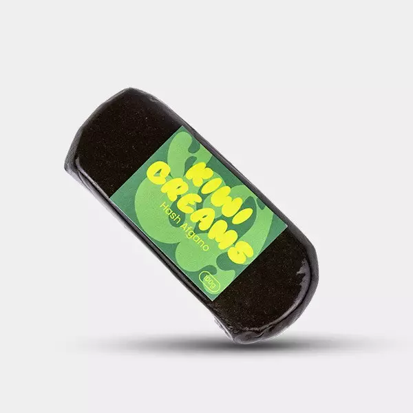 View Afghan Kiwi Creams 100g Hash Slab | Creamy and earthy aroma