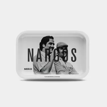 Bandeja de liar Narcos White Edition