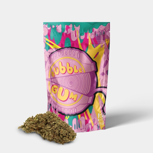 View Flores de CBD GB Outdoor 'Bubblegum' envase