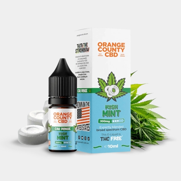 E Liquid Orange County CBD Cali Kush Mint