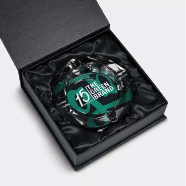 Cenicero de cristal con Estuche GB 15 Aniversario