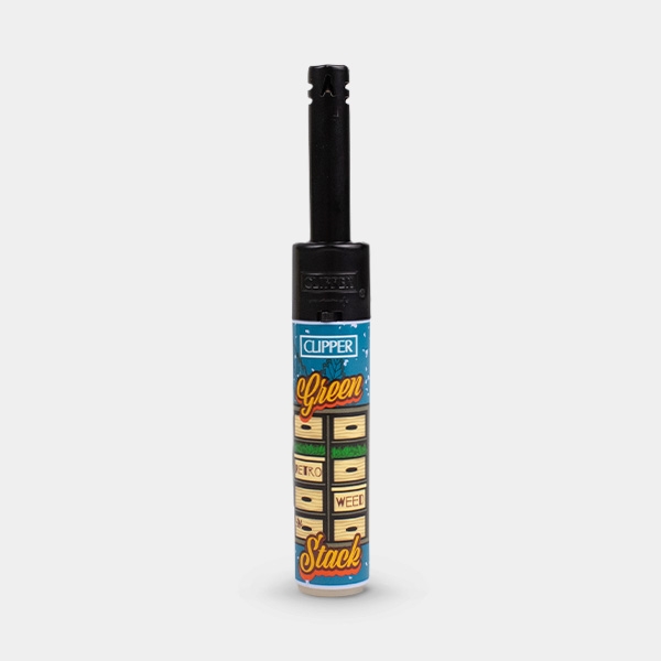 Mechero Clipper Minitube Retro Weed