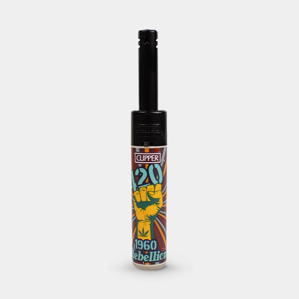 Mechero Clipper Minitube Retro Weed  | GB The Green Brand