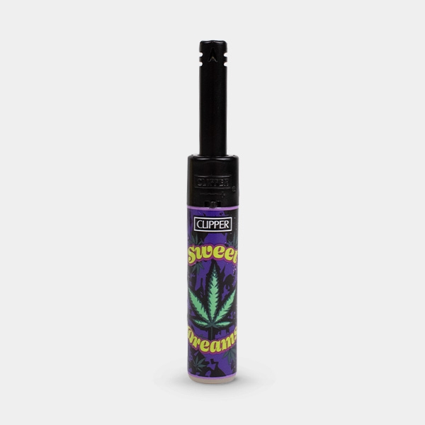 Mechero Clipper Minitube Retro Weed
