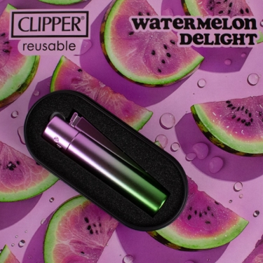 Mechero Clipper Watermelon Delight + Cajita
