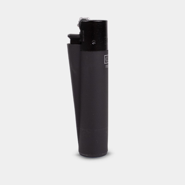 Mechero Clipper Soft Touch Black