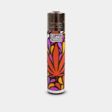 Mechero Clipper Leaf Style  | GB The Green Brand