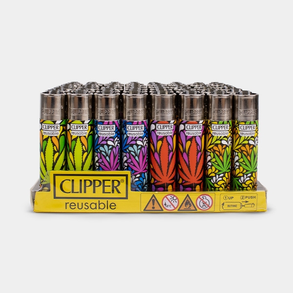 Mechero Clipper Leaf Style