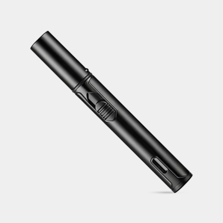 Mechero Soplete Pen negro diagonal