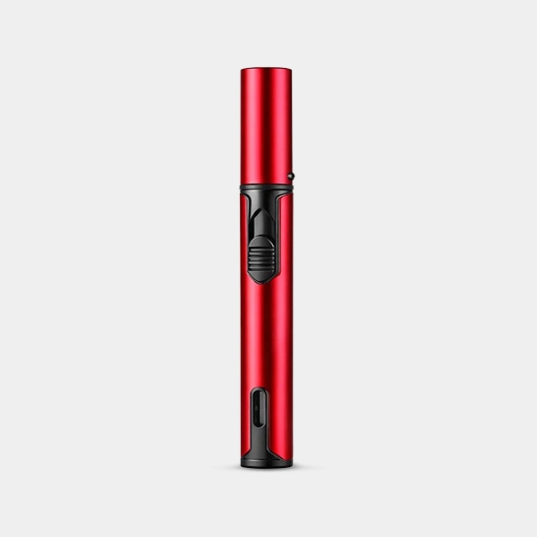Mechero Soplete Pen rojo frontal