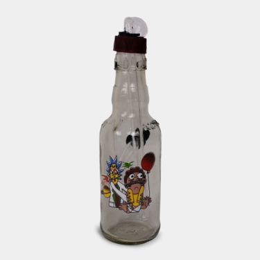 Pipa de agua botella 20 cm Rick y Morty