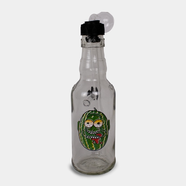 Pipa de agua botella 20 cm Pickle rick