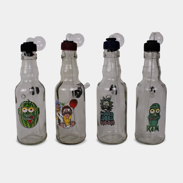 Pipa de agua botella 20 cm grupo frontal