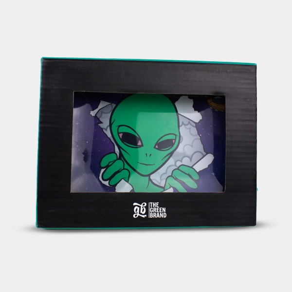 Bandeja Cristal Alien GB 16x12 en caja