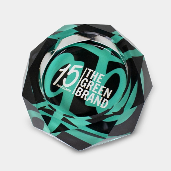 Cenicero de cristal con Estuche GB 15 Aniversario