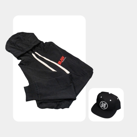 Sudadera Raw + Gorra GB