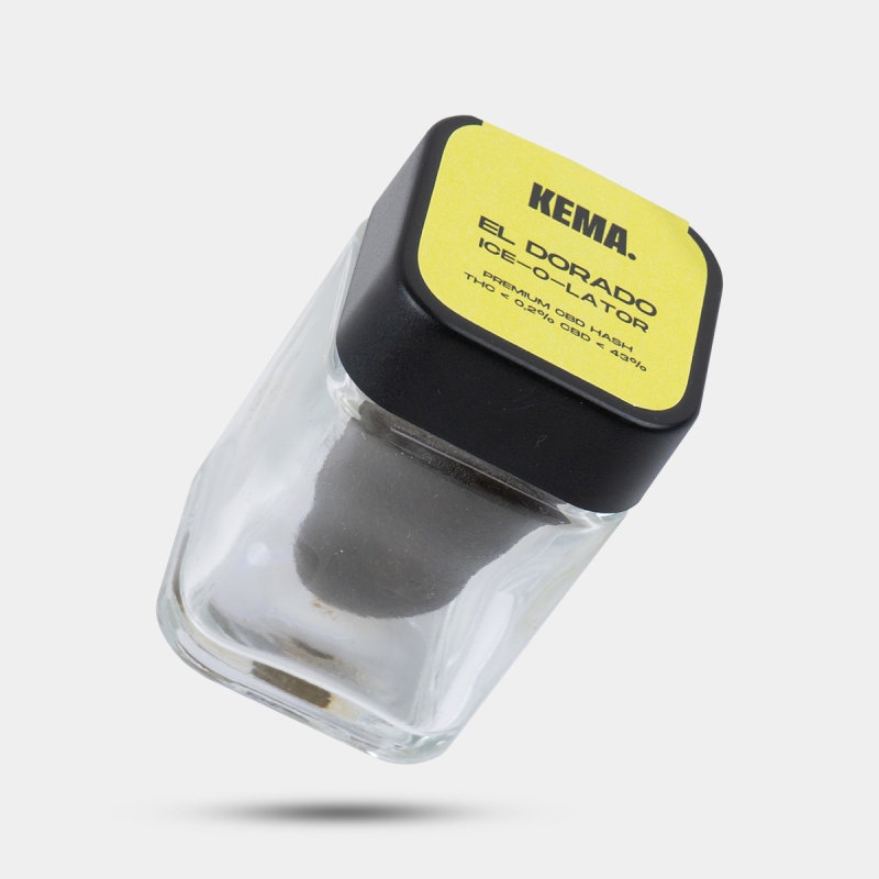 Hash CBD Ice-o-lator 'El Dorado' KEMA bote 15g