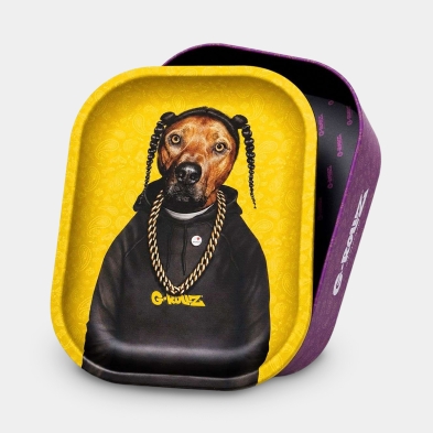 Caja Metálica 2en1 con Bandeja para Liar Pets 'Rap' G-Rollz