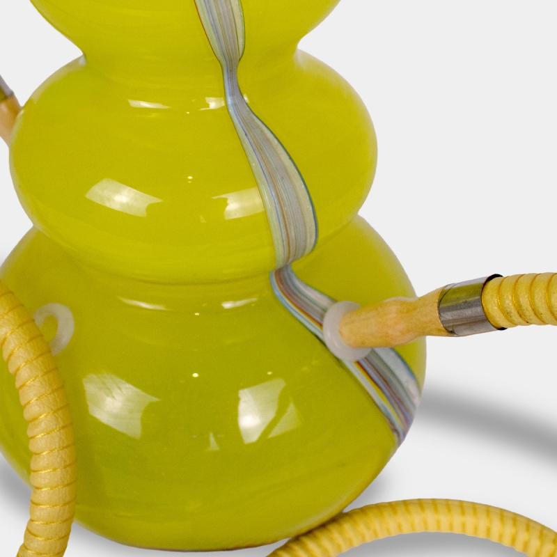 Bong Billy Bong Thornton 56cm base amarilla con manguera